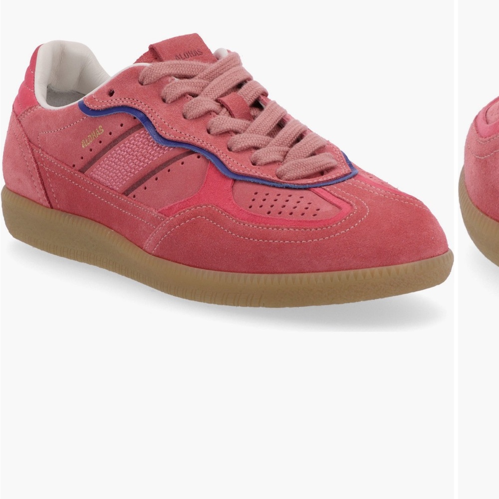 ALOHAS Pink and Blue Sneakers Retro Style